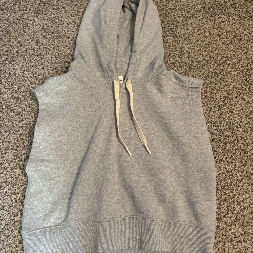 Offline sleeveless hoodie